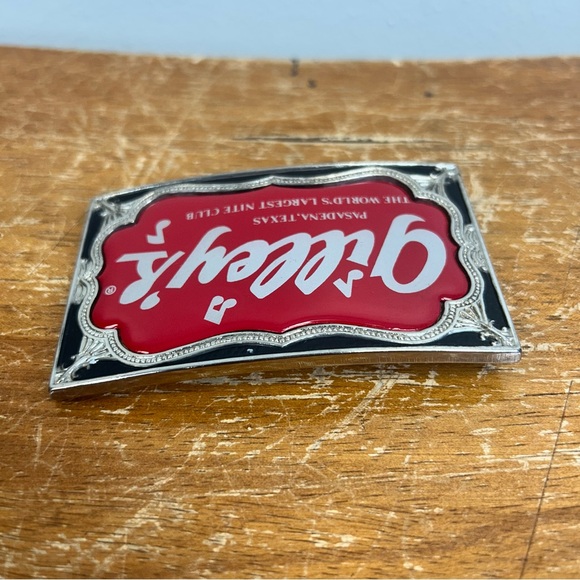 Gilley's Nite Club Country Western Belt Buckle Pasadena Texas Music Memorabilia - Picture 4 of 7